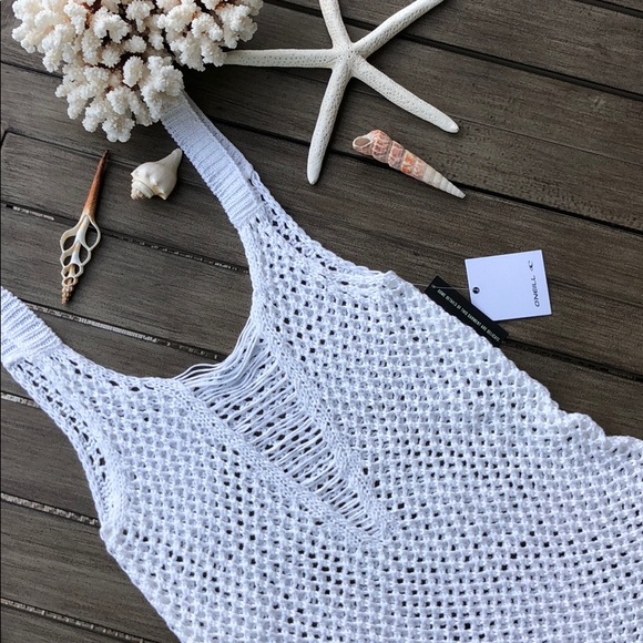 🌴🌼O’NEILL- MESHIN CROCHET COVER UP🌼🌴 - Picture 5 of 14